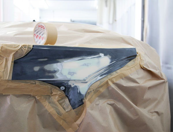 Kit 10 Rotoli Nastro carta adesivo marrone per mascheratura verniciatura auto 25 millimetri