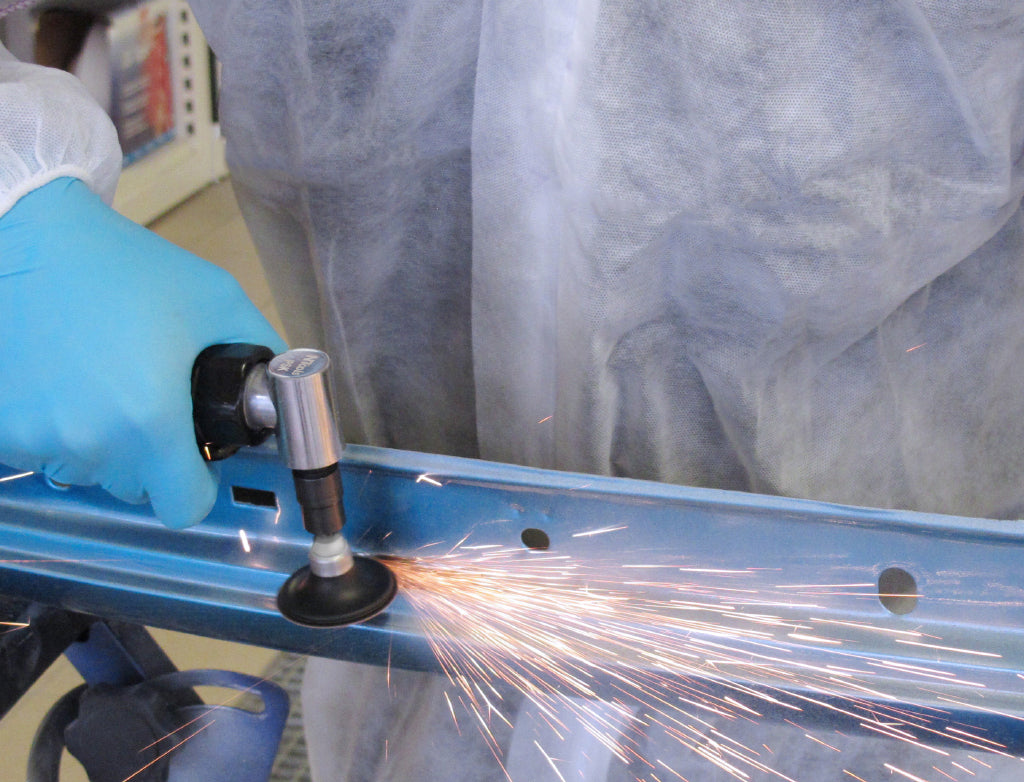 Smerigliatrice Pneumatica con impugnatura in gomma 13910N