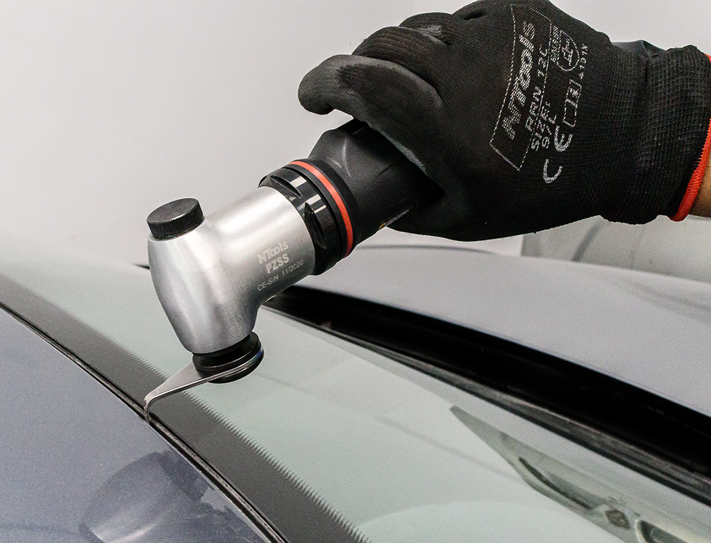 Kit stacca vetro coltello seghetto taglia parabrezza con lame