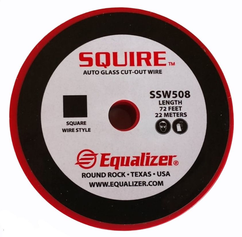 Kit filo metallico da taglio da 5 / 10 / 20 Bobine da 22 metri sezione quadrata 0,60 mm. per taglio adesivo stacco parabrezza e vetri auto. Acciaio