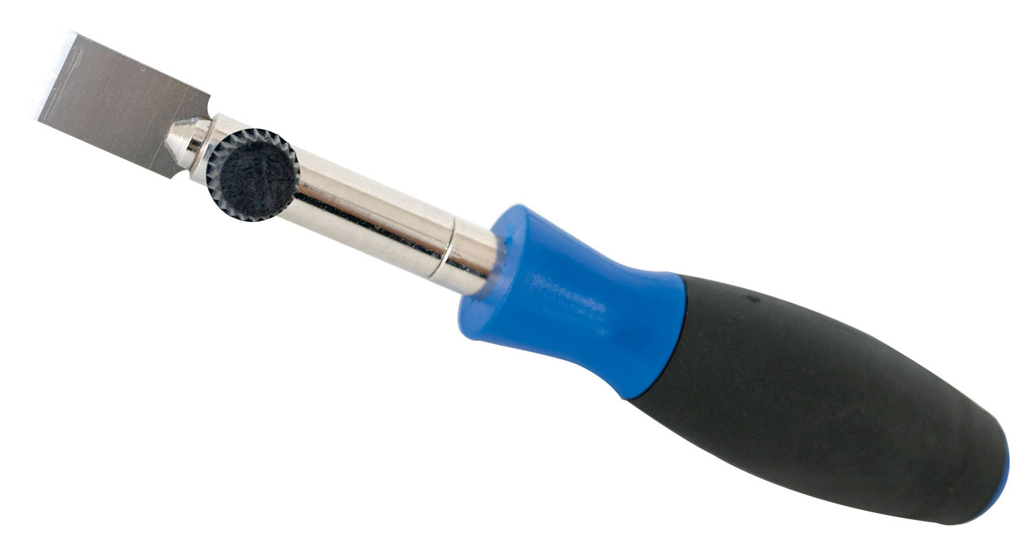 Raschietto modello A per scocca e vetri tira via adesivi e colle senza graffiare