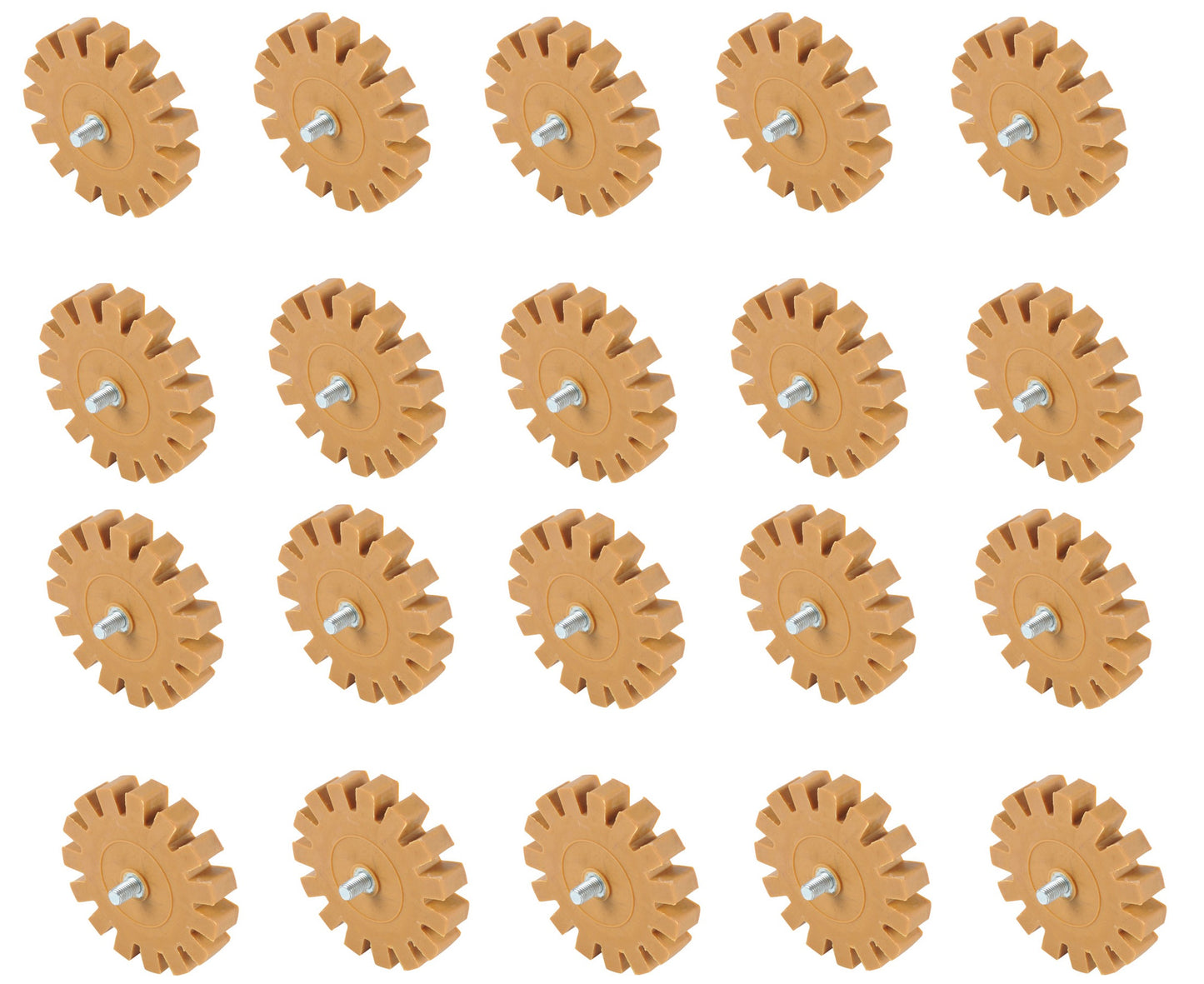 Rasatore liscio o lamellare in caucciù per biadesivo e pellicole adesive per Smerigliatrice DD