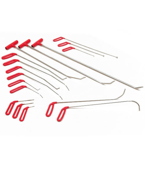 Kit 17 leve per bolle grandine varie misure e forme in acciaio temperato alta qualità