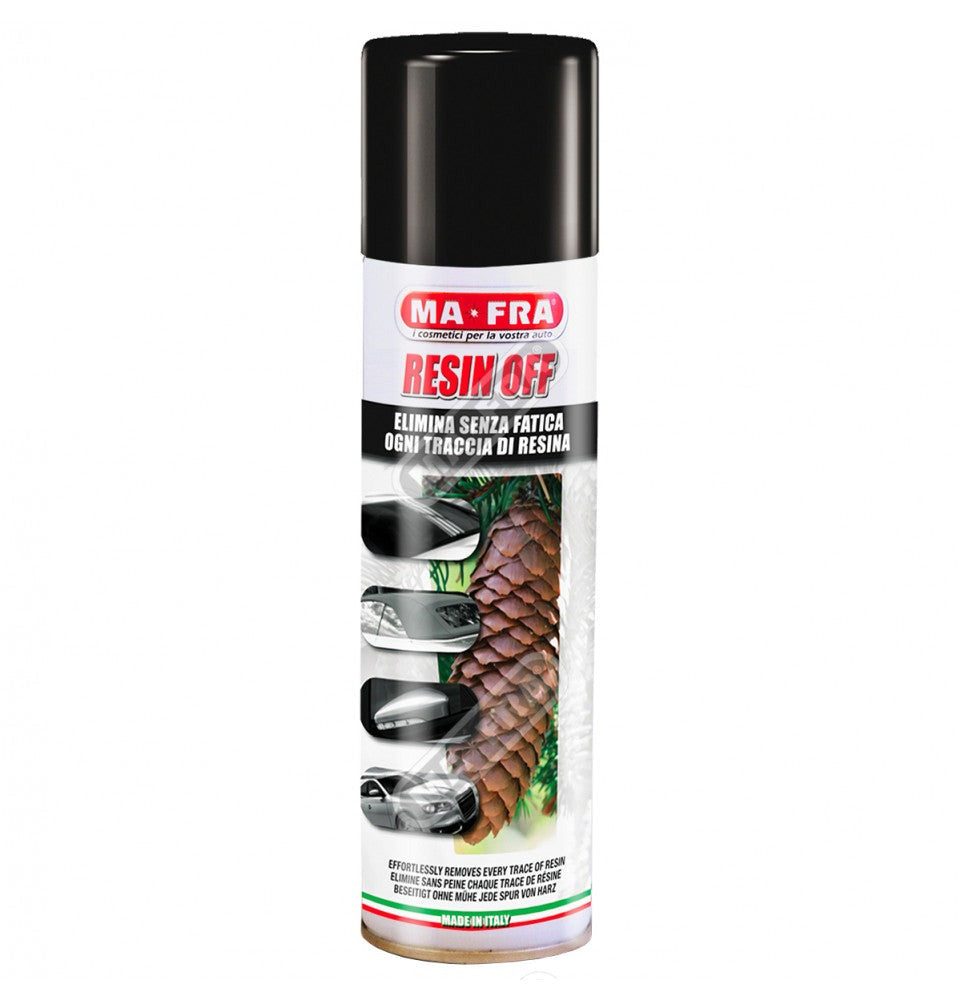 H0219 KIT 3 PEZZI RIMUOVI RESINA E SALSEDINE DA CARROZZERIA E VETRI SPRAY 250ML. MAFRA