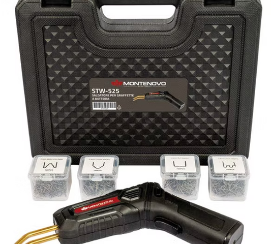 Saldatore per graffette metalliche a batteria per riparazione plastiche